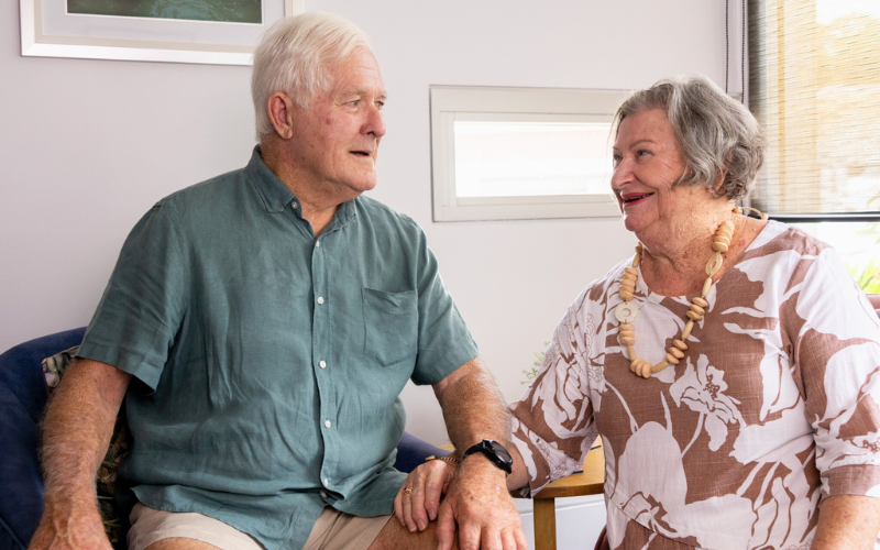 Wheller on the Park residents - Christine and Bill