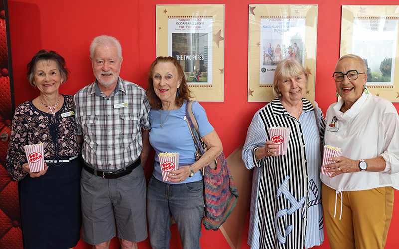 Home Care Campaign behind the scenes - Cinema at our residential aged care facility