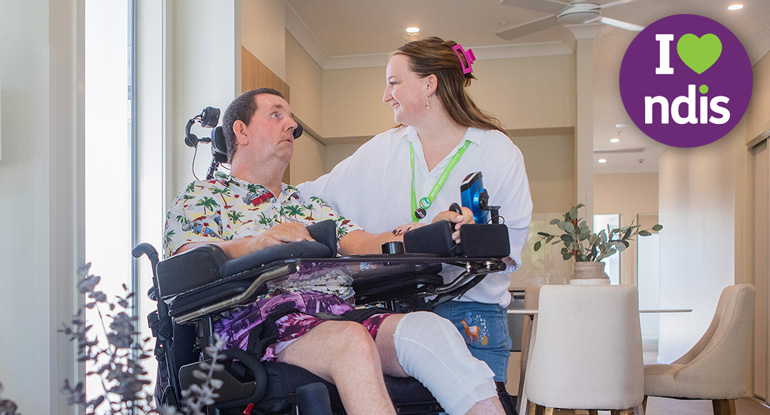SDA lifestyle banner shows ladies doing craft on the balcony
