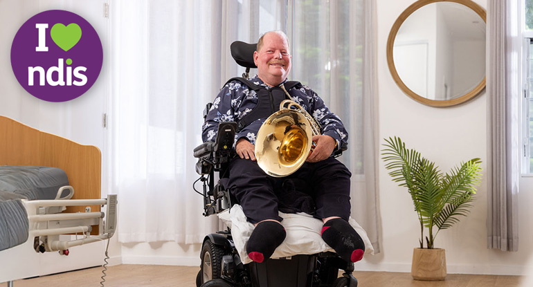 SDA lifestyle banner shows ladies doing craft on the balcony