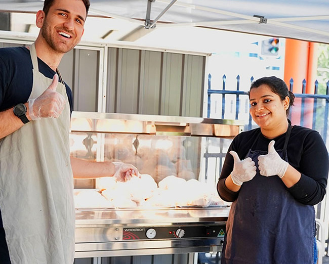 Brisbane Relief Hub Corporate Volunteering 2025 - Blue Bean