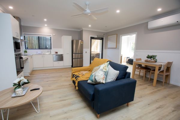 Lounge room Cannon Hill Apartments Light filled lounge room Cannon Hill Apartments