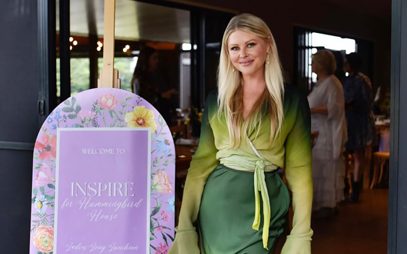 Tanya at her Inspire Lunch fundraising event