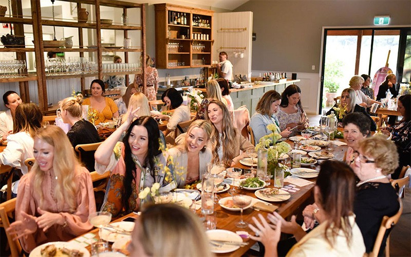 Group at Tanya's Inspire Lunch fundraising event