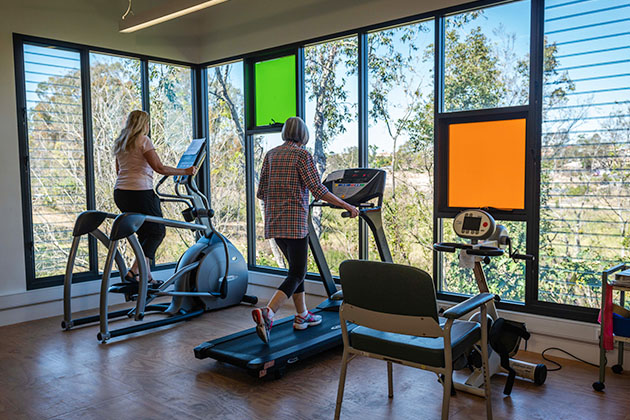 Gym floor at Fulton Wellbeing Centre in Chermside