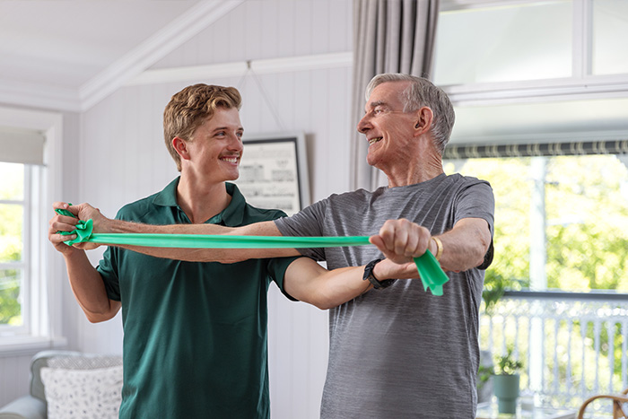 Home Care Brisbane - allied health physio session 2 - WMQ Home Care Brisbane - allied health physio session