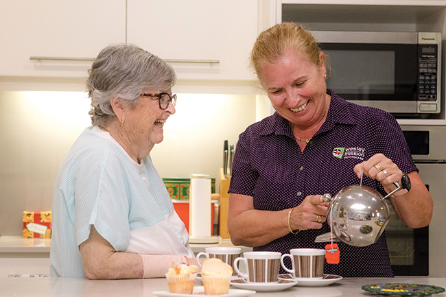 Home care at WMQ - Tea time