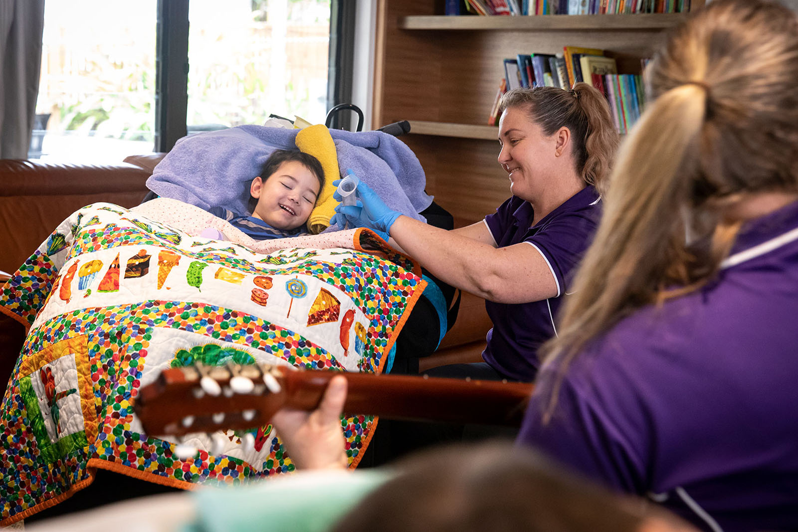 Hummingbird House family - Zayden