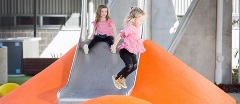 Kids playing in the playground at Dovetree