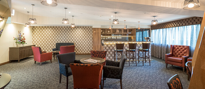 Club Lounge at our residential aged care community in Sinnamon Village