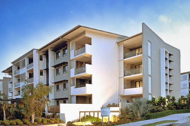 Melaleuca Retirements Living Apartments, in Wheller on The Park village, Chermside View of Melaleuca Retirements Living Apartments, in Wheller on The Park Village, Chermside