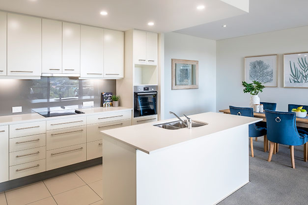 Wheller on the Park open kitchen - Retirement Living villa in Chermside