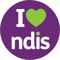 Wesley Mission Queensland is a registered NDIS provider NDIS logo reads - I Heart NDIS