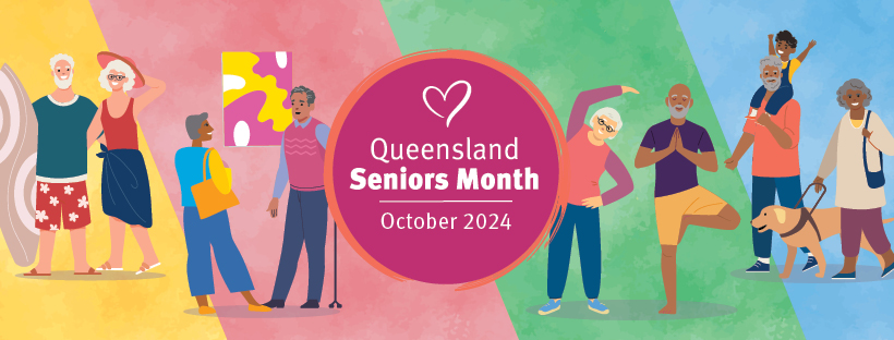 Queensland Seniors Month 2024 - Official Web Banner